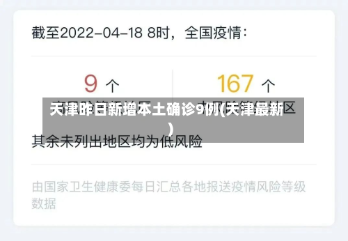 天津昨日新增本土确诊9例(天津最新)-第2张图片