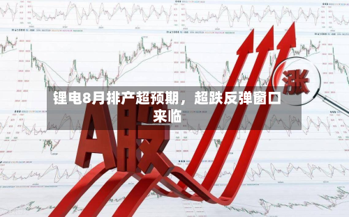 锂电8月排产超预期，超跌反弹窗口来临-第3张图片