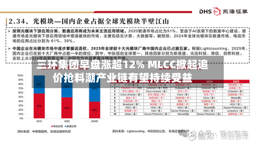 三环集团早盘涨超12% MLCC掀起追价抢料潮产业链有望持续受益-第1张图片
