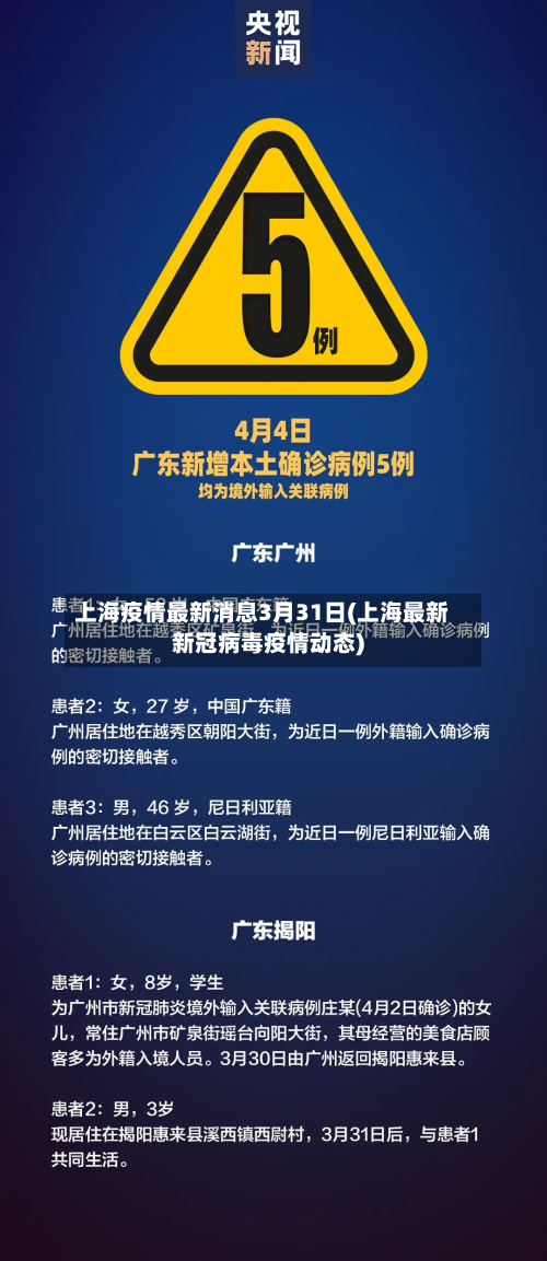 上海疫情最新消息3月31日(上海最新新冠病毒疫情动态)