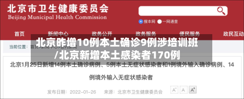 北京昨增10例本土确诊9例涉培训班/北京新增本土感染者170例
