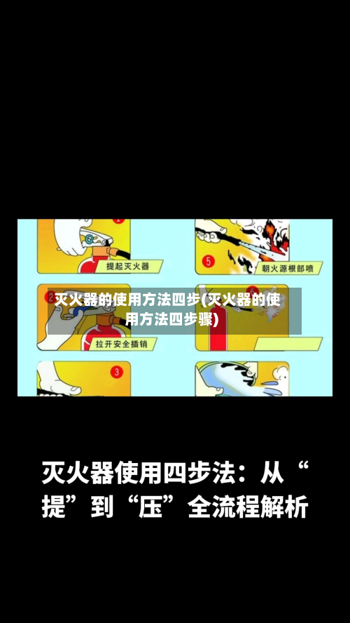 灭火器的使用方法四步(灭火器的使用方法四步骤)-第2张图片