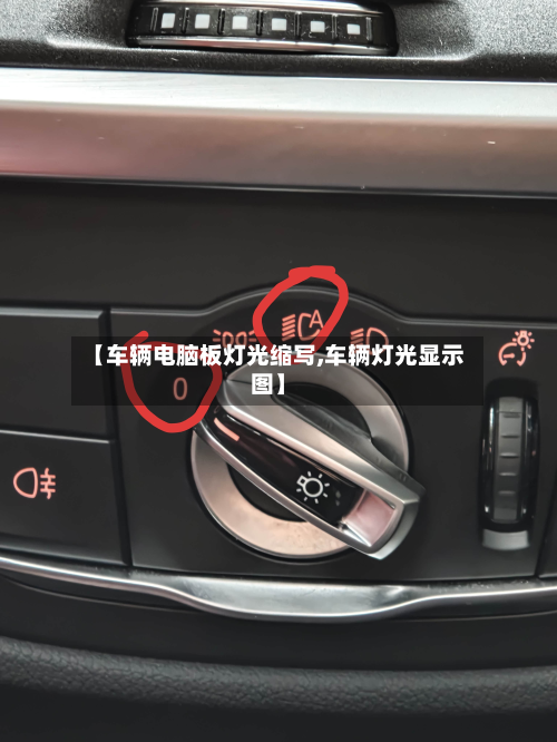 【车辆电脑板灯光缩写,车辆灯光显示图】-第2张图片