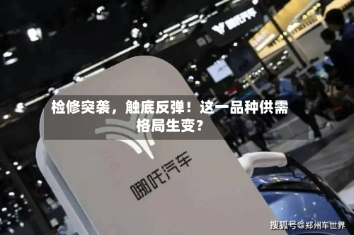 检修突袭	，触底反弹！这一品种供需格局生变？-第1张图片