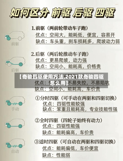 【奇骏四驱使用方法,2021款奇骏四驱怎么用】