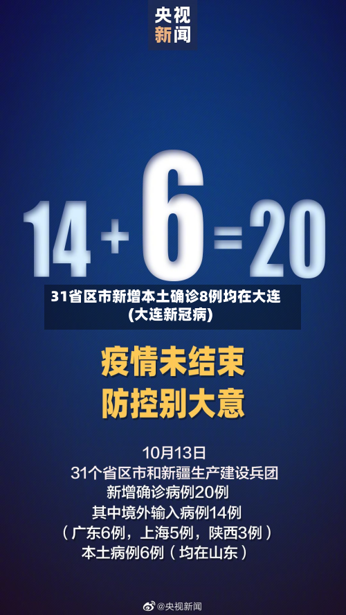 31省区市新增本土确诊8例均在大连(大连新冠病)-第3张图片