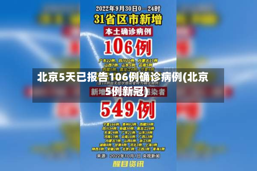 北京5天已报告106例确诊病例(北京5例新冠)