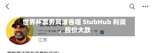 世界杯票务风波吞噬 StubHub 利润	，股价大跌-第3张图片