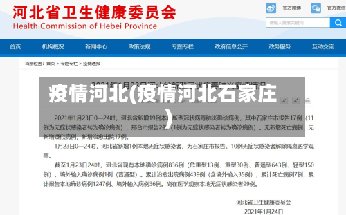 疫情河北(疫情河北石家庄)-第3张图片