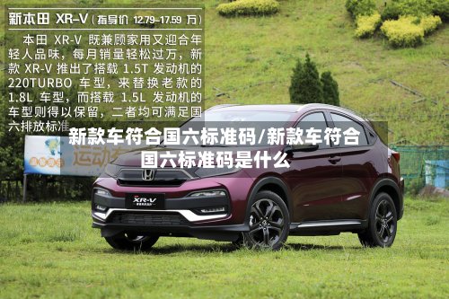 新款车符合国六标准码/新款车符合国六标准码是什么