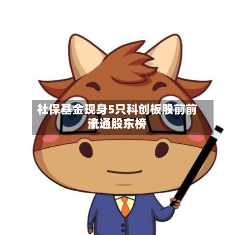 社保基金现身5只科创板股前前十流通股东榜-第2张图片