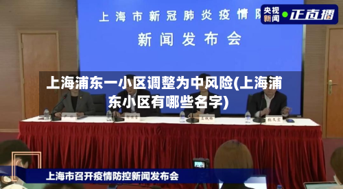 上海浦东一小区调整为中风险(上海浦东小区有哪些名字)-第3张图片