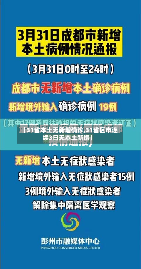 【31省本土无新增确诊,31省区市连续3日无本土新增】-第2张图片