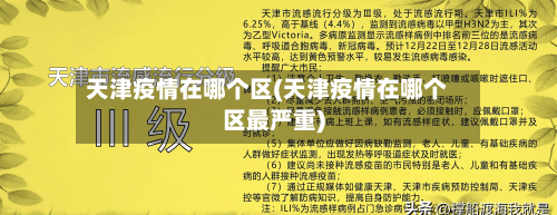 天津疫情在哪个区(天津疫情在哪个区最严重)