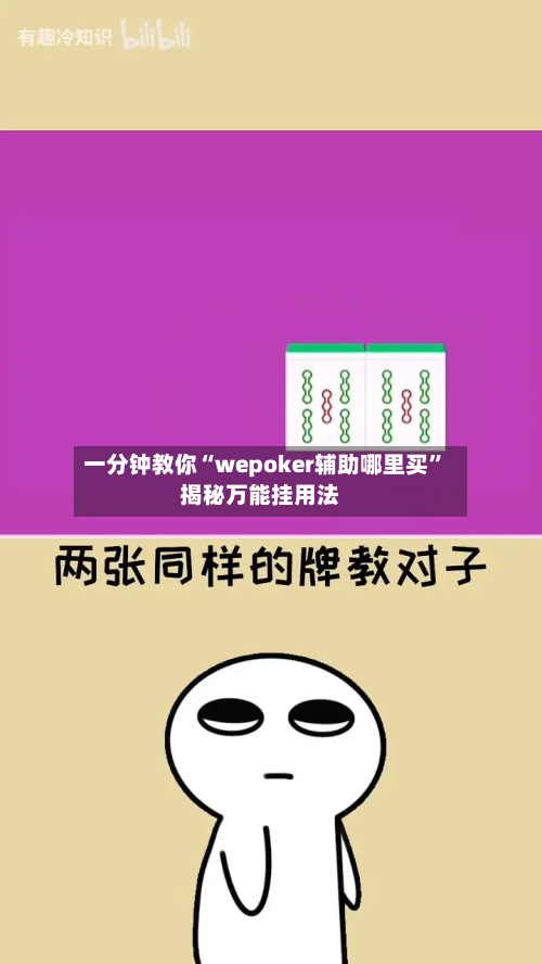 一分钟教你“wepoker辅助哪里买	”揭秘万能挂用法-第3张图片