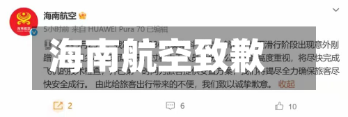 海南航空致歉-第2张图片