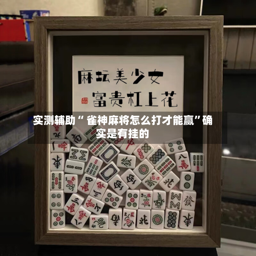 实测辅助“ 雀神麻将怎么打才能赢”确实是有挂的-第1张图片