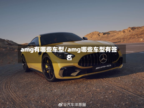 amg有哪些车型/amg哪些车型有签名