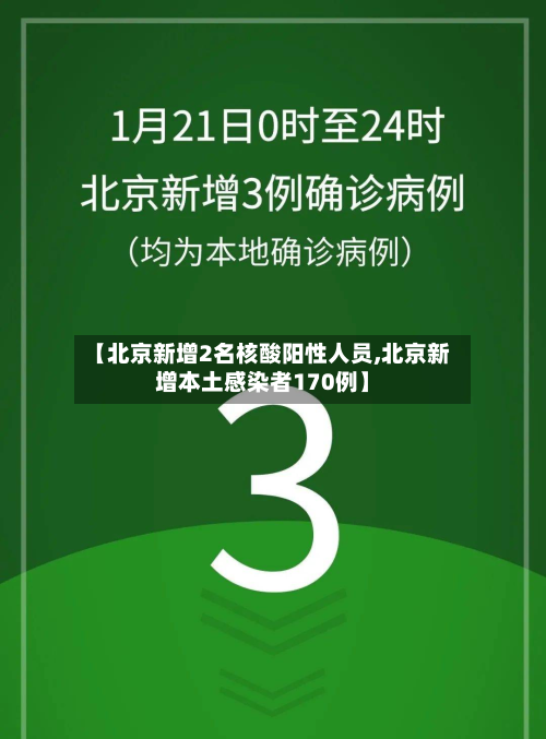 【北京新增2名核酸阳性人员,北京新增本土感染者170例】