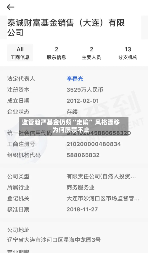 监管趋严基金仍频“走偏” 风格漂移为何屡禁不止-第2张图片