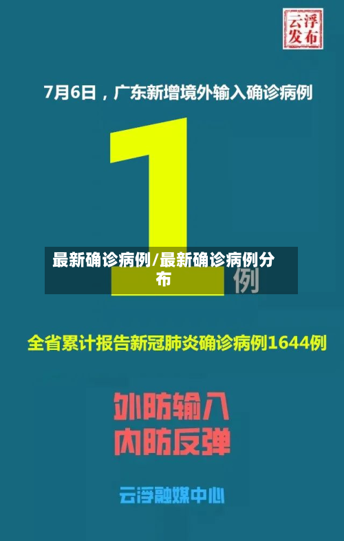最新确诊病例/最新确诊病例分布