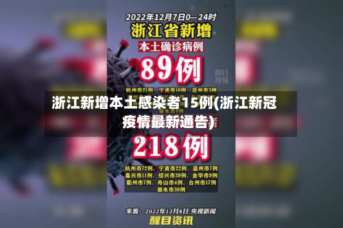 浙江新增本土感染者15例(浙江新冠疫情最新通告)-第2张图片