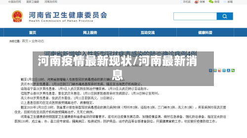 河南疫情最新现状/河南最新消息-第3张图片