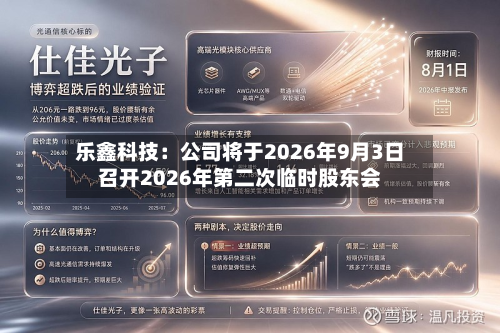乐鑫科技：公司将于2026年9月3日召开2026年第二次临时股东会