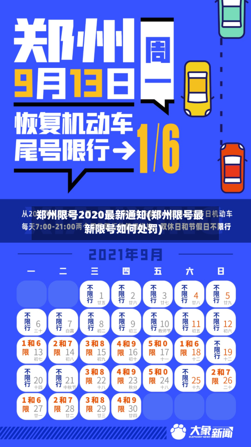 郑州限号2020最新通知(郑州限号最新限号如何处罚)-第2张图片
