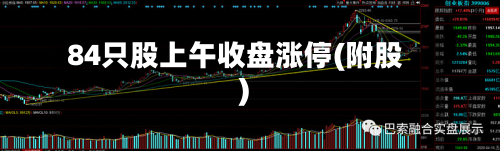 84只股上午收盘涨停(附股)