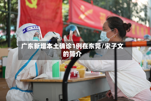 广东新增本土确诊1例在东莞/宋子文的简介
