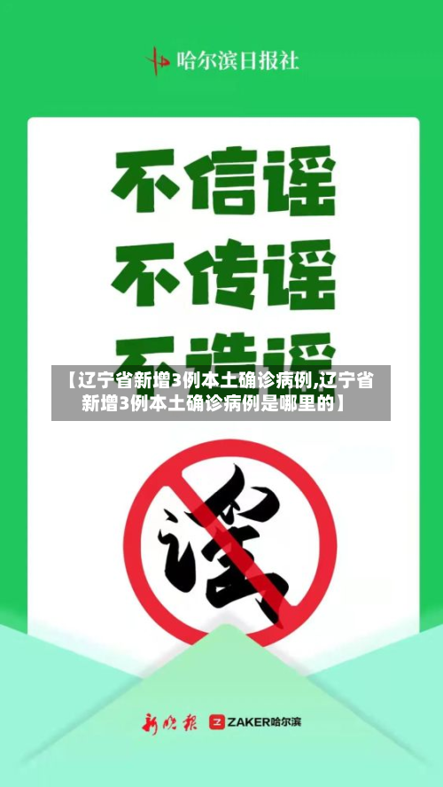 【辽宁省新增3例本土确诊病例,辽宁省新增3例本土确诊病例是哪里的】
