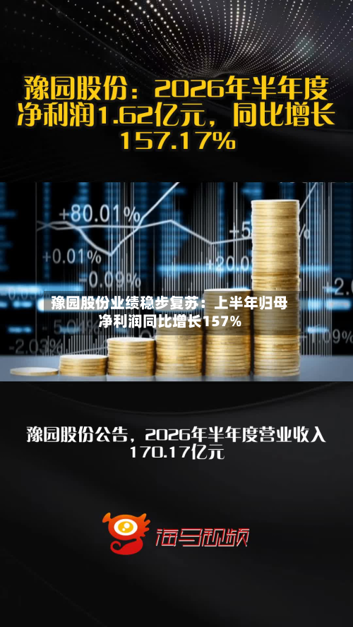 豫园股份业绩稳步复苏：上半年归母净利润同比增长157%