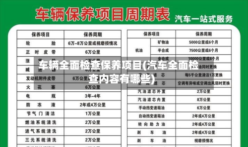 车辆全面检查保养项目(汽车全面检查内容有哪些)-第3张图片