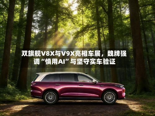 双旗舰V8X与V9X亮相车展，魏牌强调“慎用AI”与坚守实车验证-第2张图片