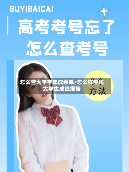 怎么查大学学年成绩单/怎么样查询大学生成绩报告