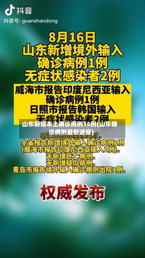山东新增本土确诊病例15例(山东确诊病例最新通报)