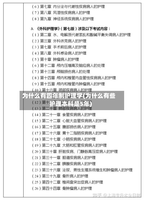 为什么有四年制护理学(为什么有些护理本科是5年)-第2张图片