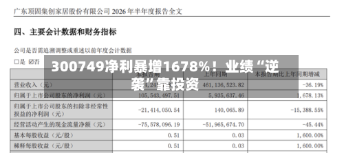 300749净利暴增1678%！业绩“逆袭”靠投资-第2张图片