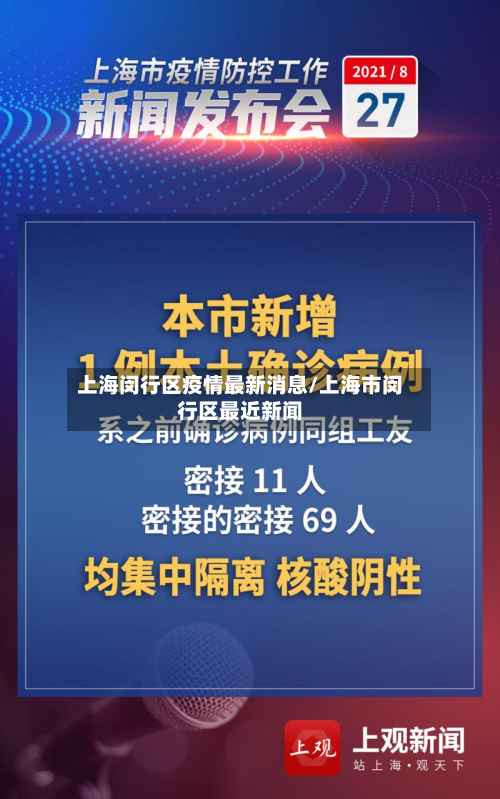 上海闵行区疫情最新消息/上海市闵行区最近新闻-第3张图片