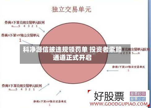 科净源信披违规领罚单 投资者索赔通道正式开启