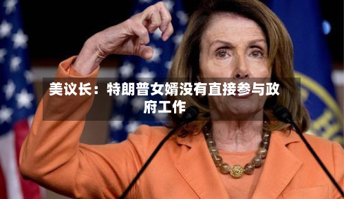 美议长：特朗普女婿没有直接参与政府工作