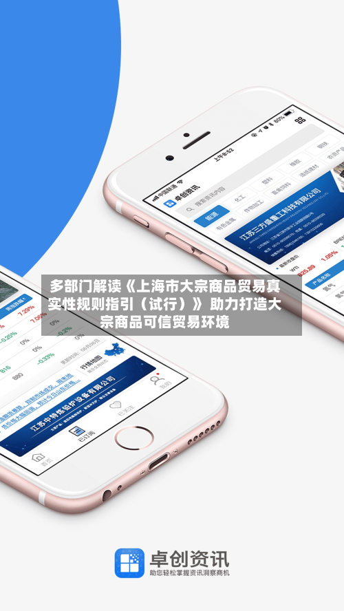 多部门解读《上海市大宗商品贸易真实性规则指引（试行）》 助力打造大宗商品可信贸易环境