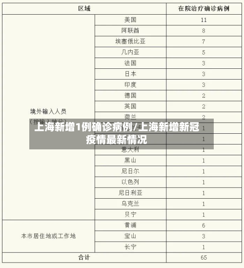上海新增1例确诊病例/上海新增新冠疫情最新情况-第3张图片