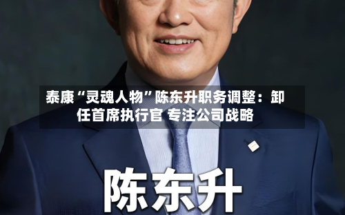 泰康“灵魂人物”陈东升职务调整：卸任首席执行官 专注公司战略-第2张图片