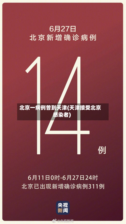 北京一病例曾到天津(天津接受北京感染者)-第2张图片