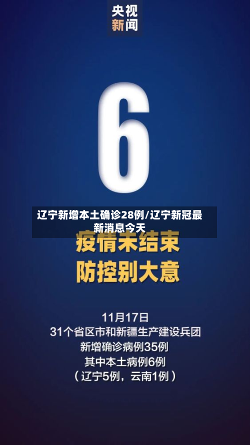 辽宁新增本土确诊28例/辽宁新冠最新消息今天