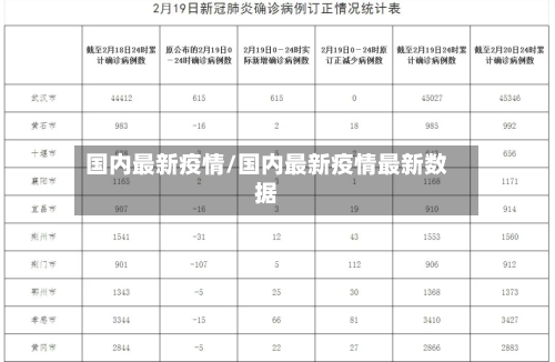 国内最新疫情/国内最新疫情最新数据