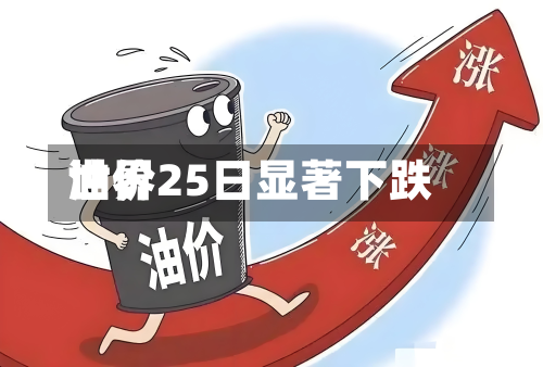 世界油价25日显著下跌