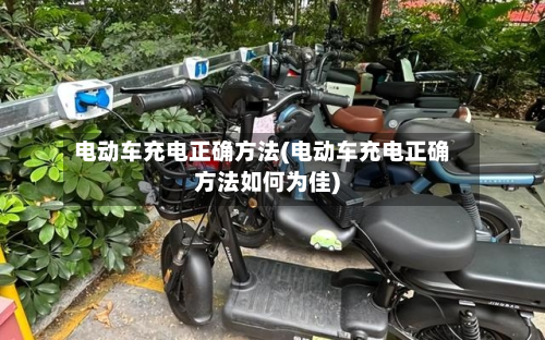 电动车充电正确方法(电动车充电正确方法如何为佳)-第2张图片
